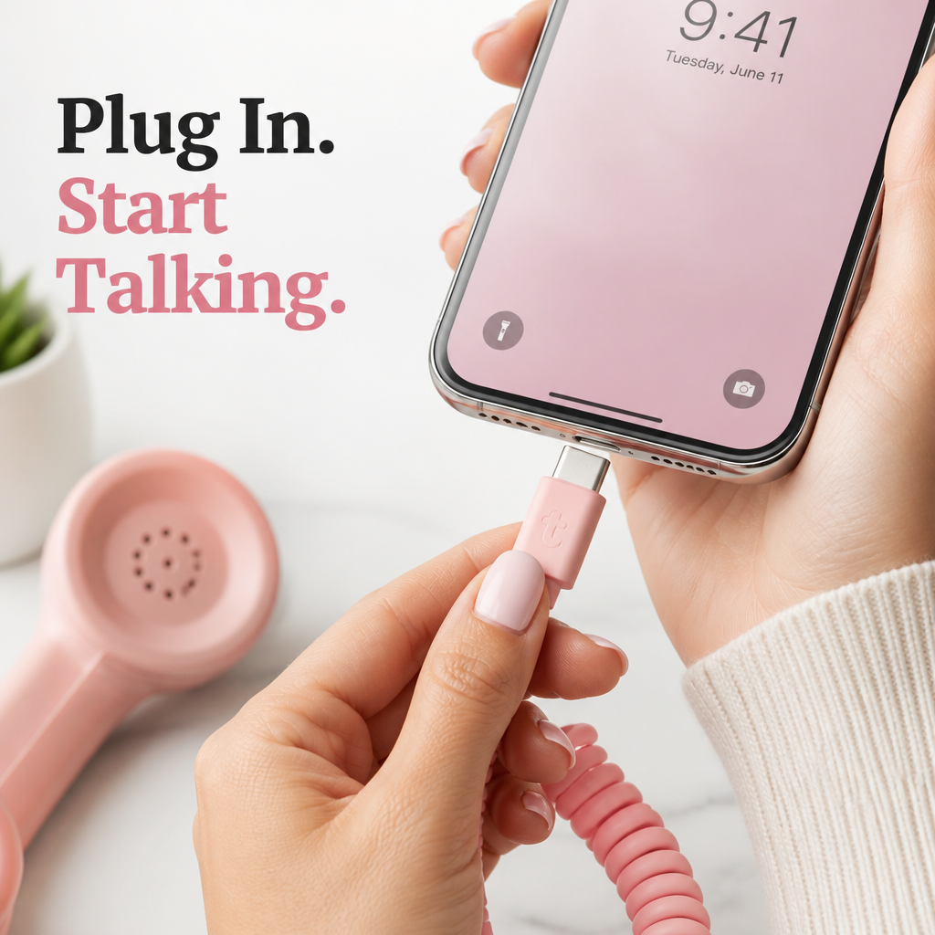 LetsTalkora™ Retro Handset