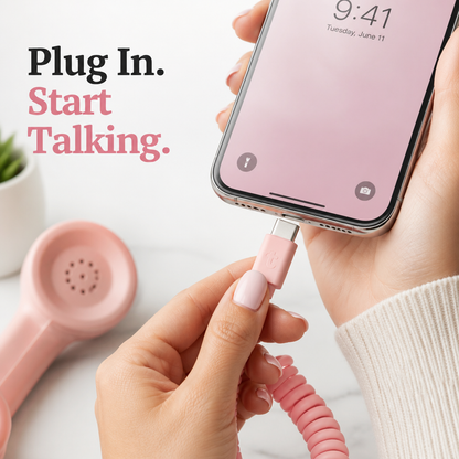 LetsTalkora™ Retro Handset